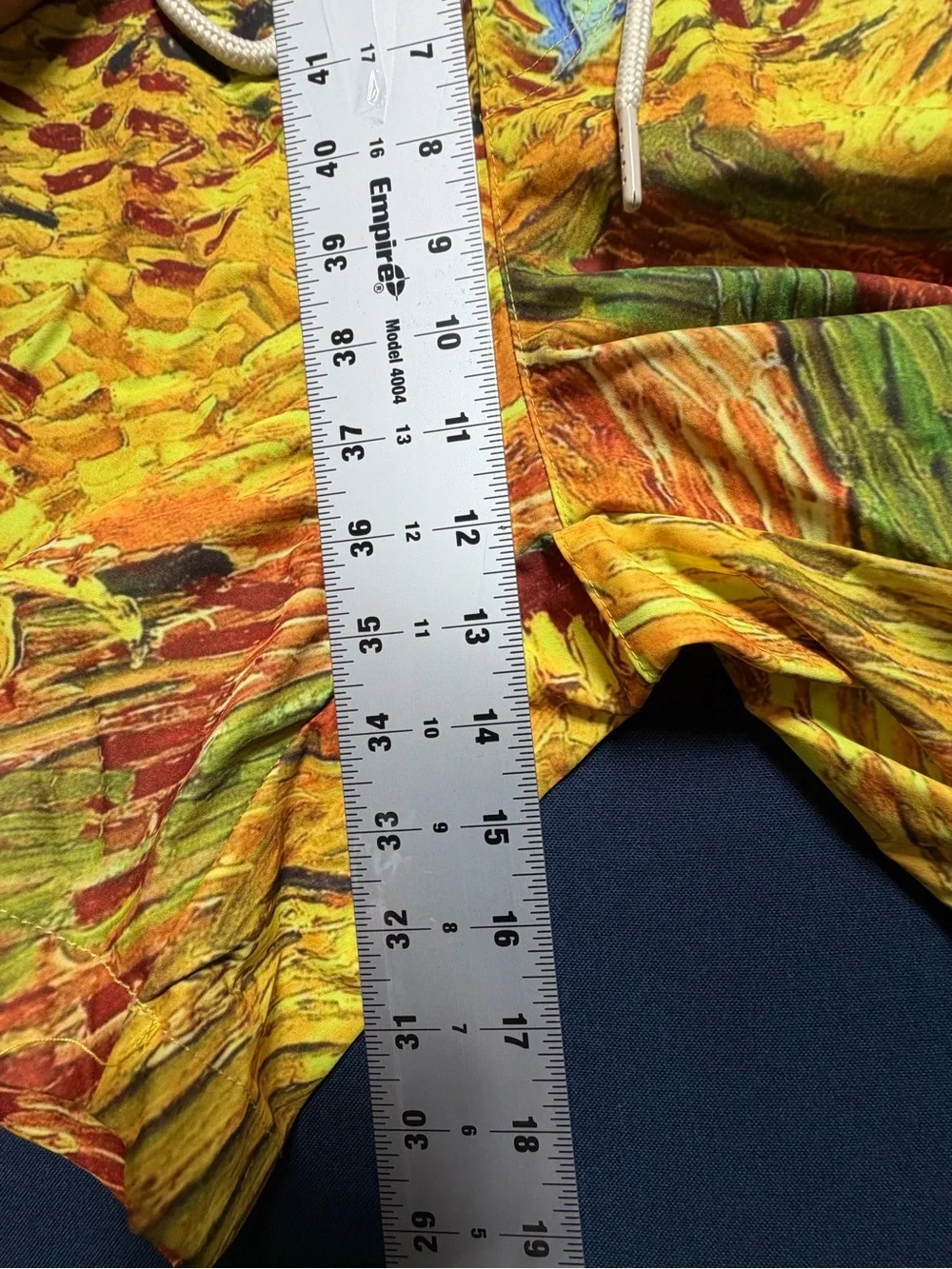 NWT Polyester 3XL Rebel Minds Van Gogh Artwork Print Swim Trunks Shorts